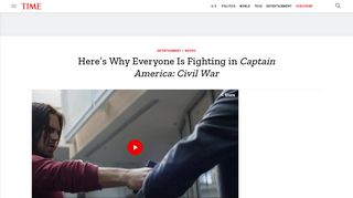 
                            9. Here's Why Everyone Is Fighting in Captain America ... - Time Magazine