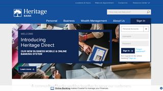 
                            13. Heritage Bank: Local Banking Services in Washington & Oregon
