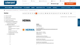 
                            10. HERMA - Cyberport