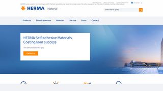 
                            3. HERMA Self-adhesive material - Coating your success