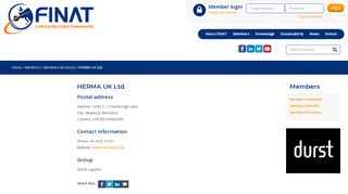 
                            9. HERMA UK Ltd - FINAT