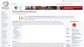 
                            9. Herman Miller (manufacturer) - Wikipedia