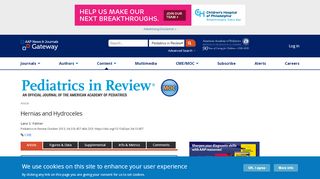 
                            8. Hernias and Hydroceles | Article, Article, Articles | Pediatrics in Review