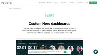 
                            5. HeroBase Dashboards - Integrate to boost your sales ... - Plecto