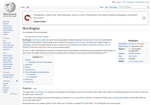 
                            9. HeroEngine - Wikipedia