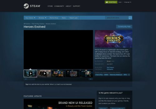 
                            8. Heroes Evolved on Steam