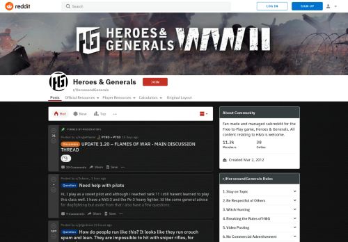
                            5. Heroes & Generals - Reddit
