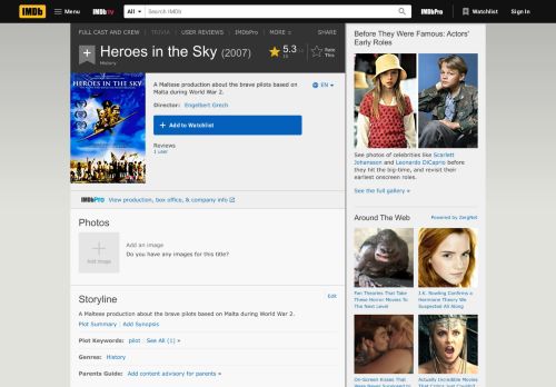 
                            6. Heroes in the Sky (2007) - IMDb