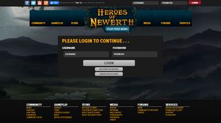 
                            1. Heroes of Newerth - Login