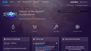 
                            2. Heroes of the Storm - Blizzard-Kundendienst - Blizzard Entertainment