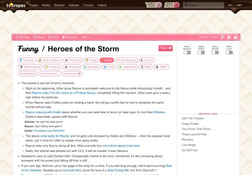 
                            13. Heroes of the Storm / Funny - TV Tropes