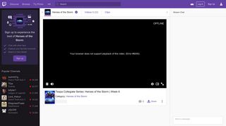 
                            7. Heroes of the Storm - Twitch