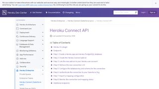 
                            7. Heroku Connect API | Heroku Dev Center