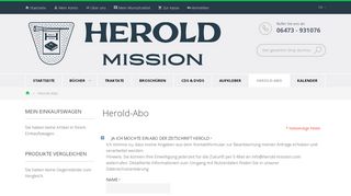 
                            9. Herold-Abo - Herold Schriftenmission