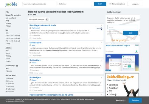 
                            9. Heroma kunnig löneadministratör jobb Olofström - Endast nya och ...