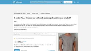 
                            10. Herr der Ringe Schlacht um Mittelerde online spielen nicht mehr ...