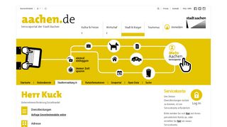 
                            12. Herr Kuck - serviceportal.aachen.de