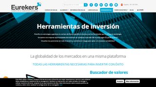 
                            5. Herramientas de inversión - Eurekers