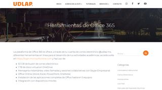 
                            7. Herramientas de Office 365 – Service Desk