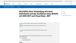 
                            4. Herstellen einer Verbindung mit einer Datenbank und das Ausführen ...