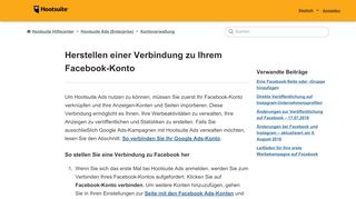 
                            4. Herstellen einer Verbindung zu Ihrem Facebook-Konto – Hootsuite ...