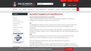 
                            10. Hersteller-Freigaben und -Spezifikationen | Motoröl | OELSCHEICH24