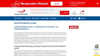 
                            4. Hersteller: GUSTAV BAEHR GmbH - shop-apotheke.com