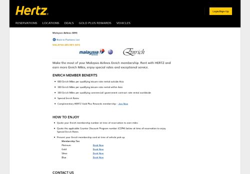 
                            8. Hertz - Malaysia Airlines (MH)
