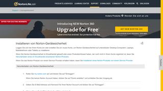 
                            7. Herunterladen, Installieren, erneutes Installieren ... - Norton Support
