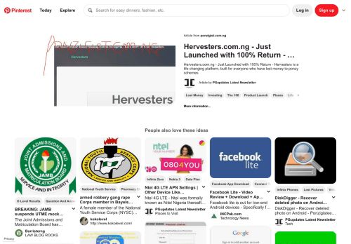 
                            12. Hervesters.com.ng - Just Launched with 100% Return | Places to Visit ...