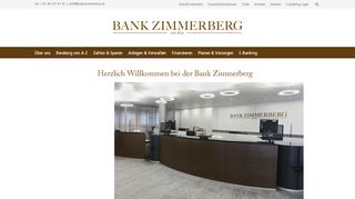 
                            5. Herzlich Willkommen bei der Bank Zimmerberg