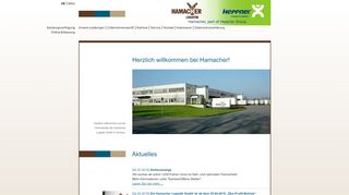
                            2. Herzlich willkommen bei Hamacher! | HAMACHER Logistik GmbH