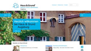 
                            1. Herzlich willkommen bei Haus & Grund Augsburg