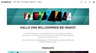 
                            2. Herzlich Willkommen bei MAGIX - Magix Ag