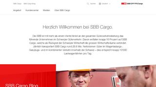 
                            13. Herzlich Willkommen bei SBB Cargo | SBB