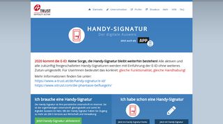 
                            11. Herzlich willkommen :: Handy-Signatur - Der digitale Ausweis