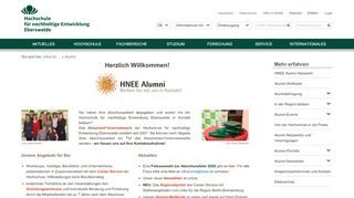 
                            7. Herzlich Willkommen! - HNE Eberswalde