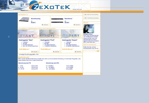 
                            1. Herzlich willkommen zu ZeXoTeK Webhosting