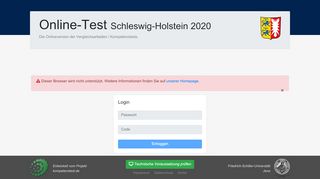 
                            3. Herzlich Willkommen zum Online-Test ... - Projekt kompetenztest.de