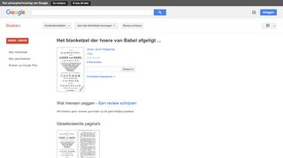 
                            11. Het blanketzel der hoere van Babel afgeligt ... - Resultaten voor Zoeken naar boeken met Google