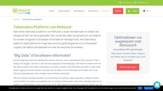 
                            5. Het RitAssist Telematica Platform - RitAssist.nl