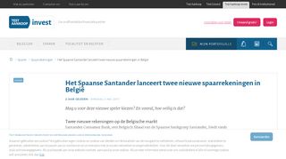 
                            9. Het Spaanse Santander lanceert twee nieuwe spaarrekeningen in ...