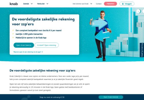 
                            5. Het voordeligste zakelijk betaalpakket voor zzp'ers! | Knab.nl