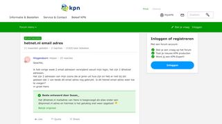 
                            3. hetnet.nl email adres | KPN Community - KPN Forum