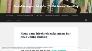 
                            8. Heute ganz frisch rein gekommen: Der neue Online-Katalog ...