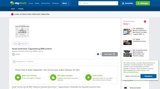 
                            11. Heute kostenlose Tageszeitung BNN (online) - mydealz.de