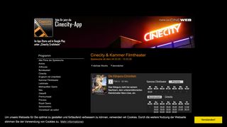 
                            4. Heute noch im Programm - Cinecity & Kammer Filmtheater Crailsheim ...