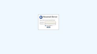 
                            2. Hexamail Server Login