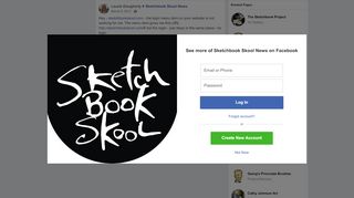 
                            7. Hey - sketchbookskool.com - the login... - Laurie Dougherty | Facebook