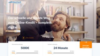 
                            7. HeyCash - der schnelle und leichte Weg zum Online-Kredit